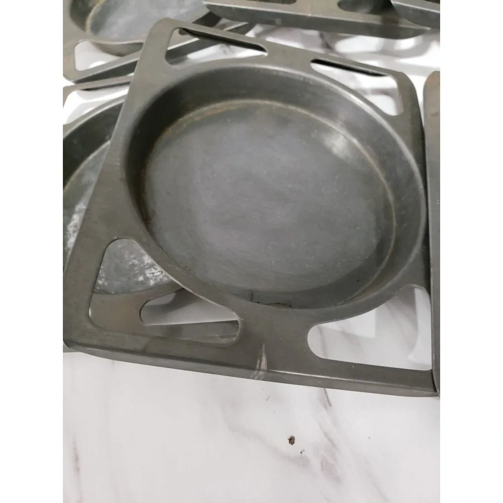 Lot 6 Vintage 1964 Kenner Easy-Bake Oven Metal Baking Pans REPLACEMENT PARTS